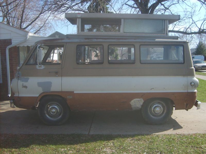 dodge camper van. my new 67 sportsmen camper van